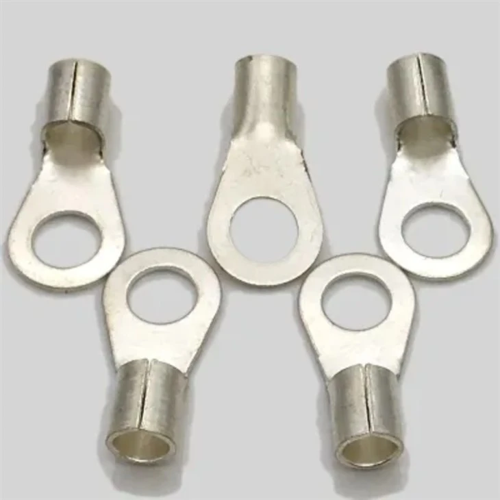 Bare Copper Ring Lugs Battery Crimp Terminals