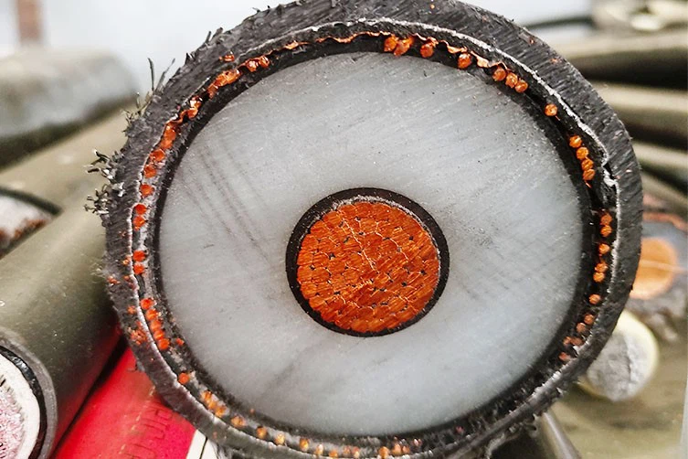 Oxygen free copper cable